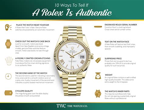 how to identify a genuine rolex|identifying Rolex watches.